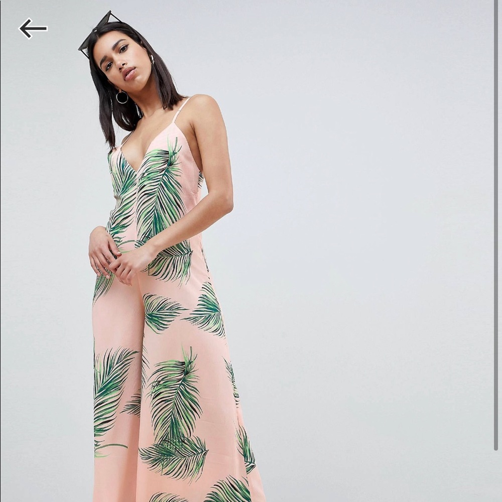 ASOS tropical jumpsuit SZ 10